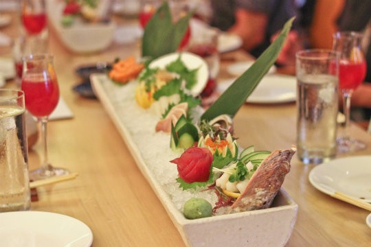 Robata Grill Roka Akor Sashimi