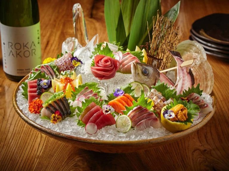 sashimi platter