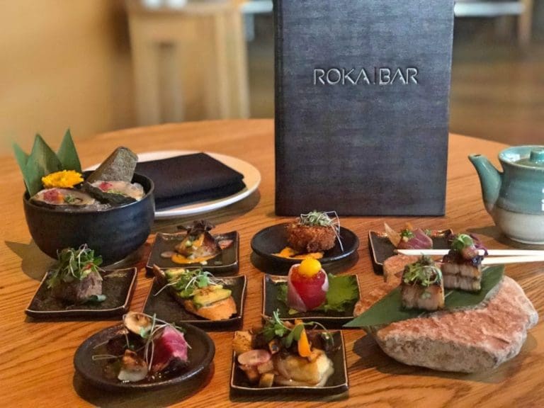 Roka Bar menu and appetizers