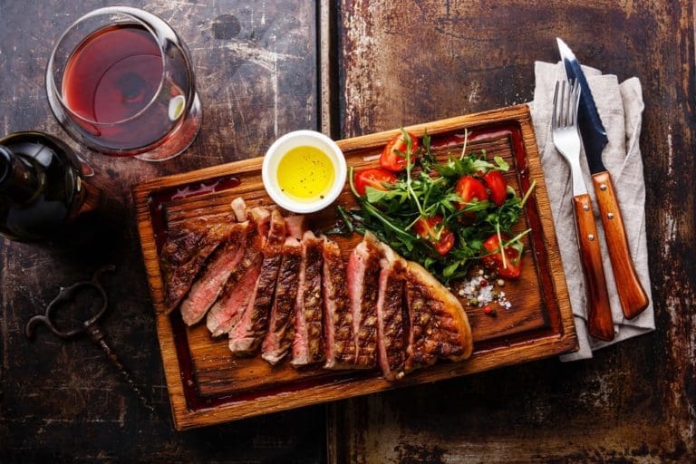 Beef Steak In A Cast Iron Pan Surrounded By Ingredients For Preparing The Meat By Darren Muir Food Photography Food Photo Raw Food Recipes