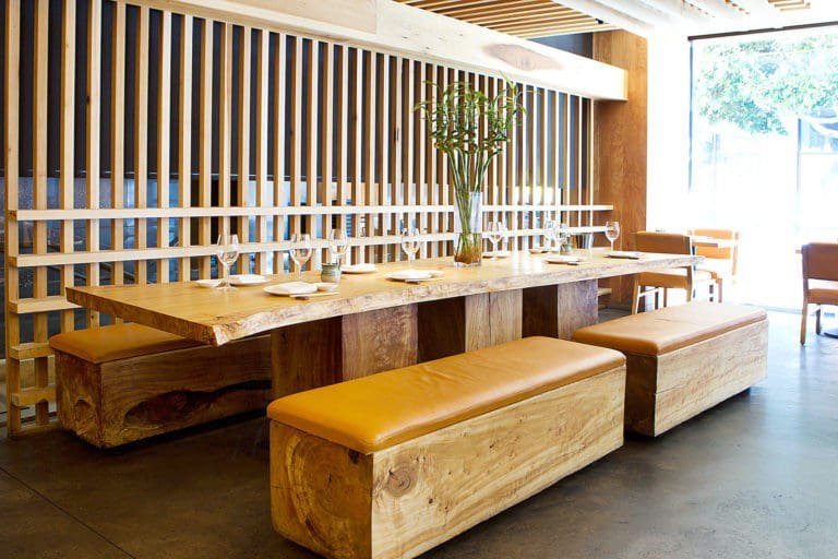 Private dining area